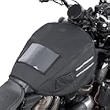 Motorcycle Fuel Tank Bag Cover Dustproof Fuel Gas Pad Cover Protector with Strong Retention Compatible with Touring Softail