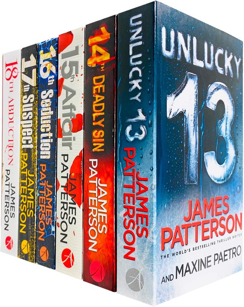 James Patterson Womens Murder Club Series 6 Books Collection Set (Books 13-18)