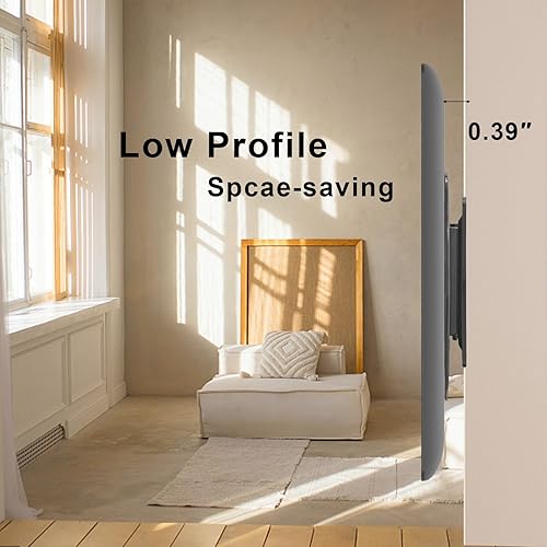 Miniatura 6 de Nuyoah Paquete de 2 soportes de pared para televisores de 14 a 27 pulgadas, pantalla plana LED LCD, soporte de TV pequeño para monitores de