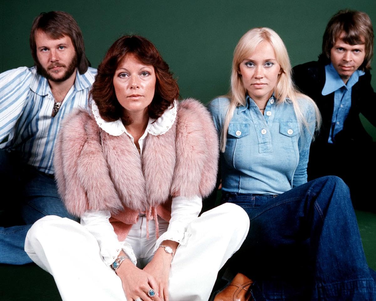 worldphotographs ABBA Group Agnetha Faltskog, Bjorn Ulvaeus, Benny Andersson, Anni-Frid Lyngstad 10x8 Photo