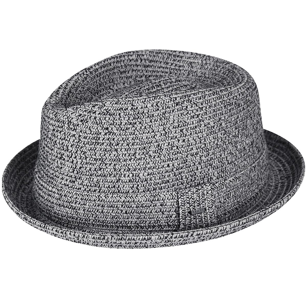 Baileyof Hollywood Men's Billy Braided Fedora Trilby Hat, Gravel, XXL