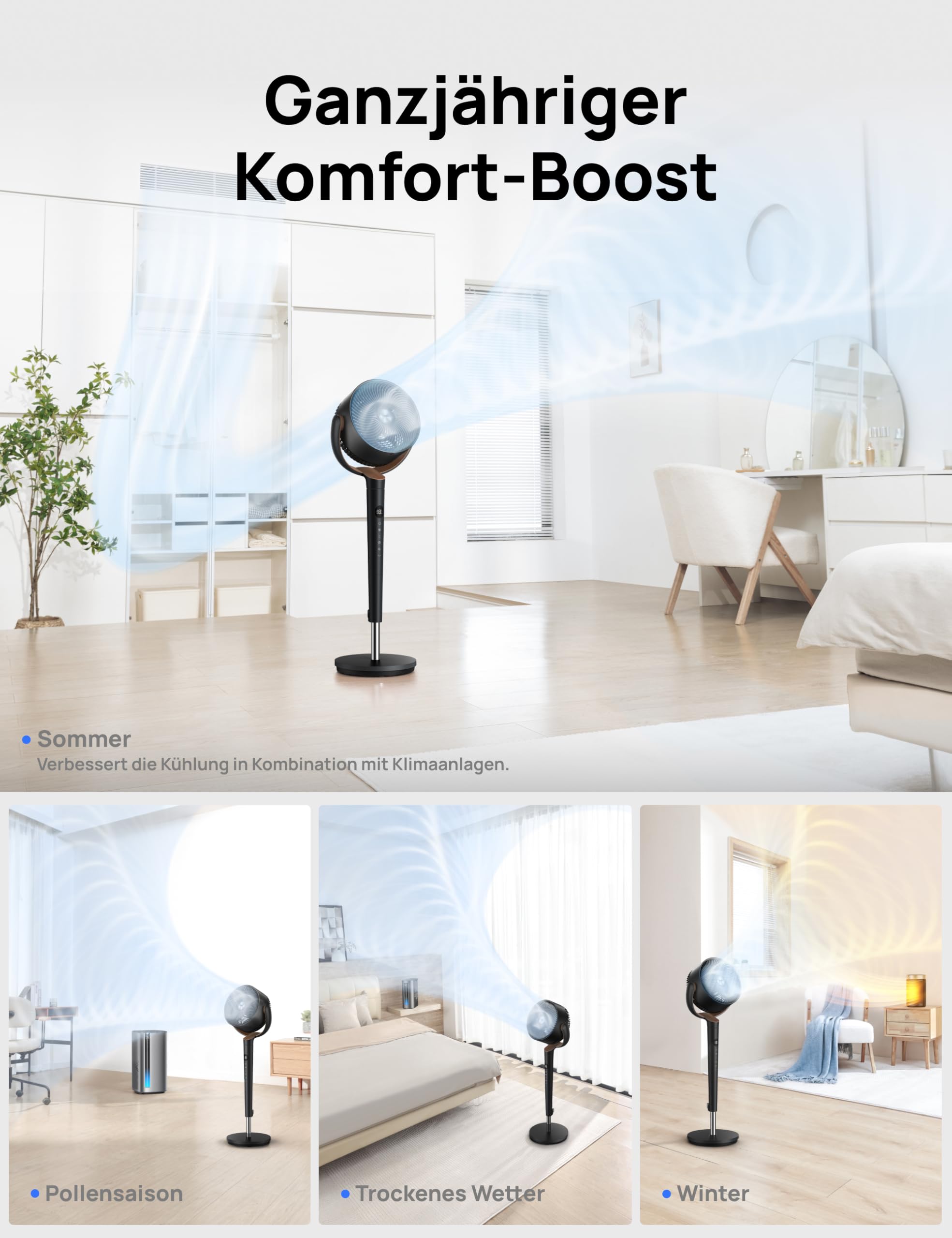 Dreo Standventilator sehr leise – Bild 7