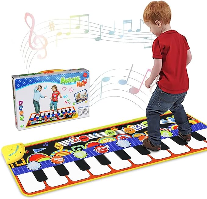 RenFox Piano Matte, Tanzmatten Klaviermatte Musikmatte Kinder, 5 Modi 8 ...