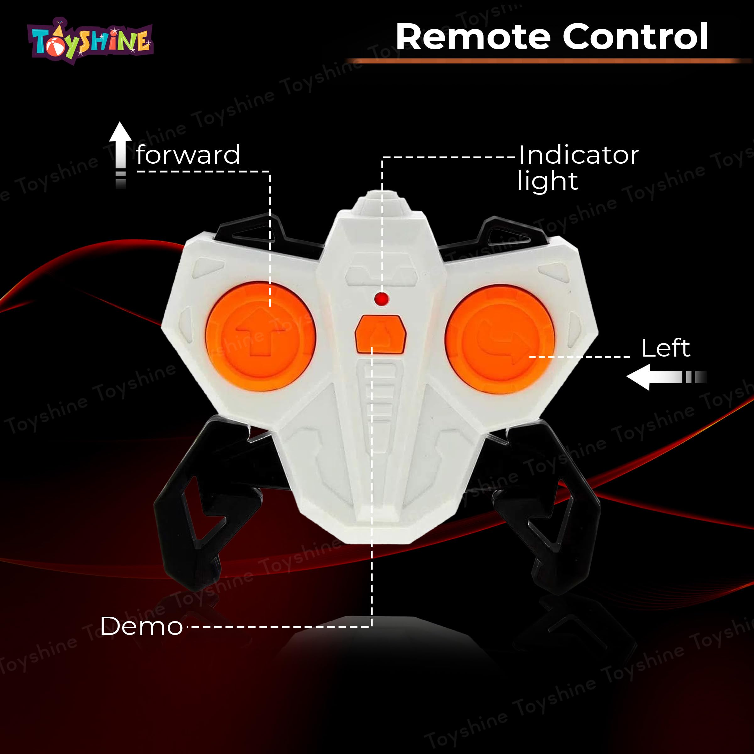 Toyshine Remote Control R1 Motorbike Toy with Light and Sound, 360 Degree Rotation, Multicolor - Image 6 thumbnail