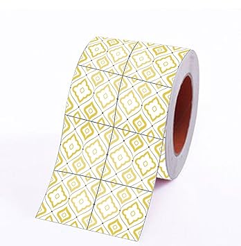 Paper Plane Design 'Self Adhesive' Tile Sticker (14 cm x 0.1 cm x 500 cm)