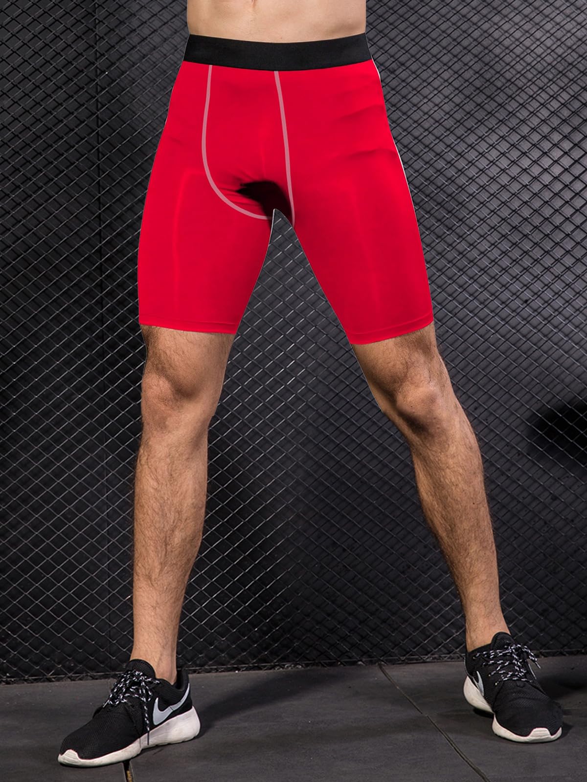 Men's Compression Shorts Athletic Underwear Sports Workout Running Tights