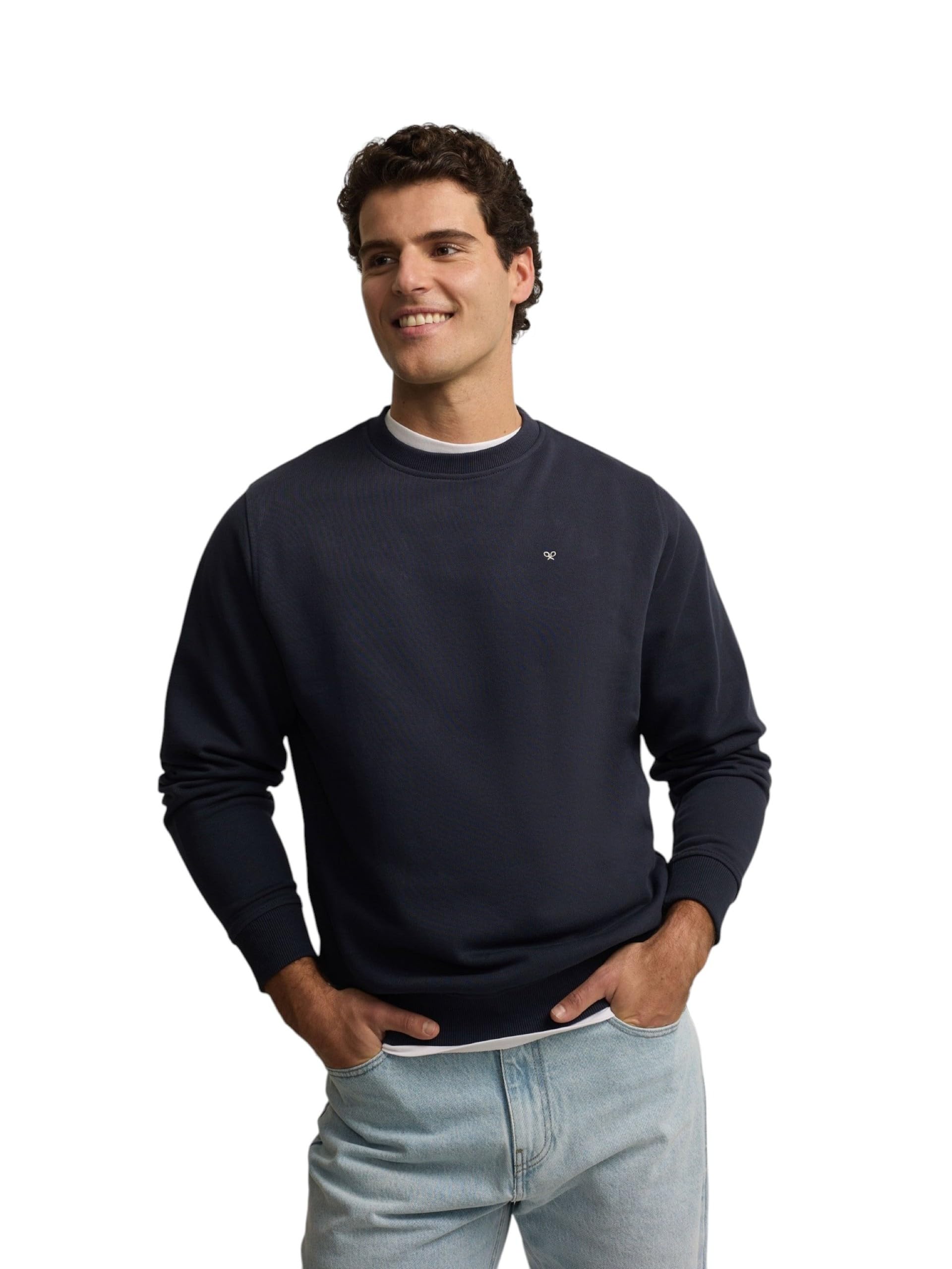 SILBON 1021102187 Club De Saint-Tropez Sweatshirt M Blue