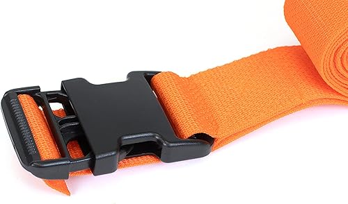Miniatura 5 de PrimaCare IR-5006 Correa de sujeción unisex con hebilla de plástico para pacientes, adultos y niños, 2 pulgadas x 7 pies, naranja