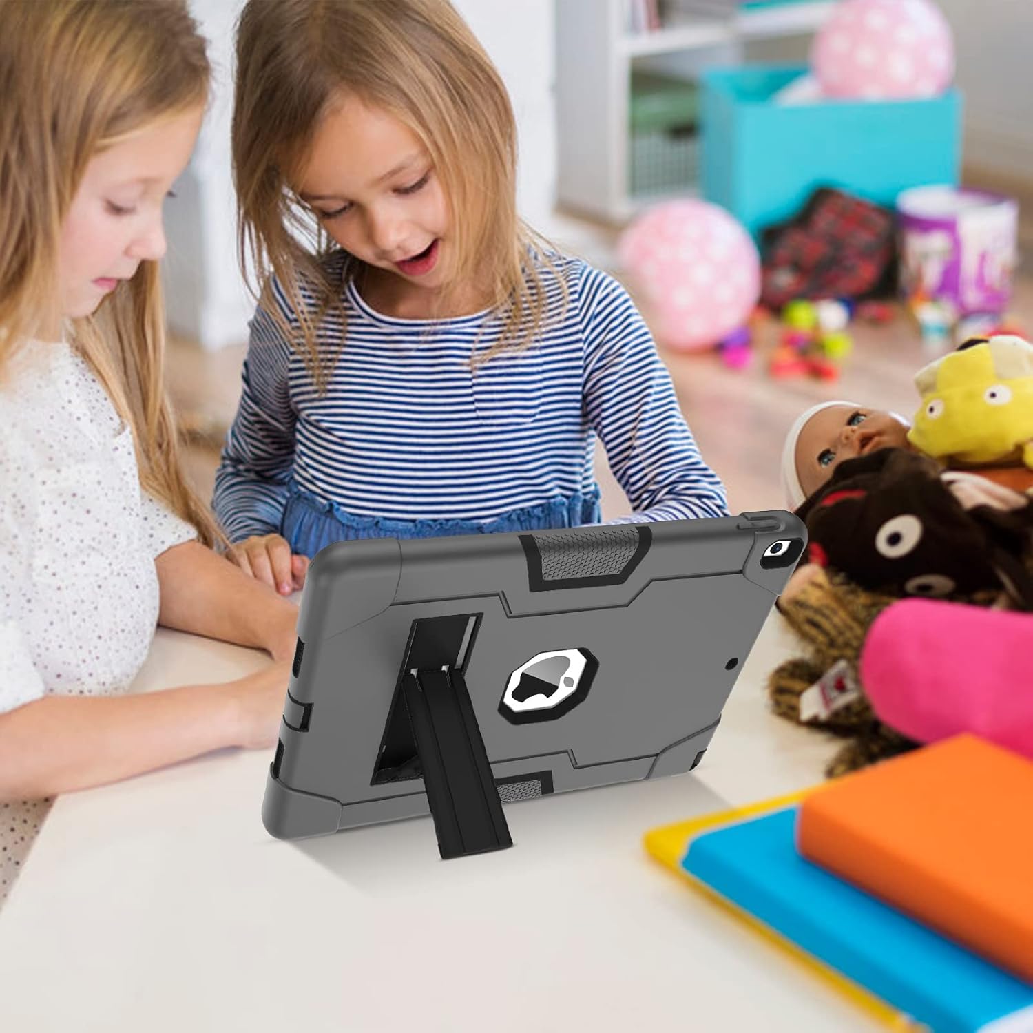 BENTOBEN for iPad Air 3rd Generation Case, iPad Pro 10.5" 2017 Case, 3 Layers Heavy Duty Rugged Shockproof Kickstand Protective Tablet Cover for iPad Air 3 10.5" 2019 /iPad Pro 10.5" 2017, Gray/Black