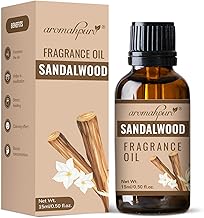 Aromahpure Fragrance Oil | 15 ml | Sandalwood Aroma Oil for Home Fragrance | Best for Aromatherapy | Helps in Meditation | Used in Diffusers, Candles, Air Fresheners, Soaps,IFRA Certified