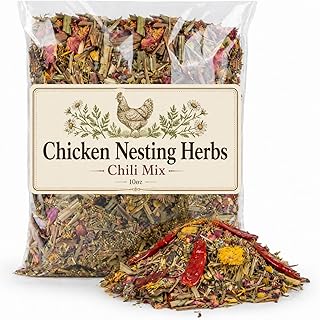 RAINFLOW Chicken Nesting Herbs - 10oz Natural Dried Herb Blend for Nesting Boxes & Chicken Coop, Aromatic Botanical Mix for Coop Freshness,Optimal Egg Production