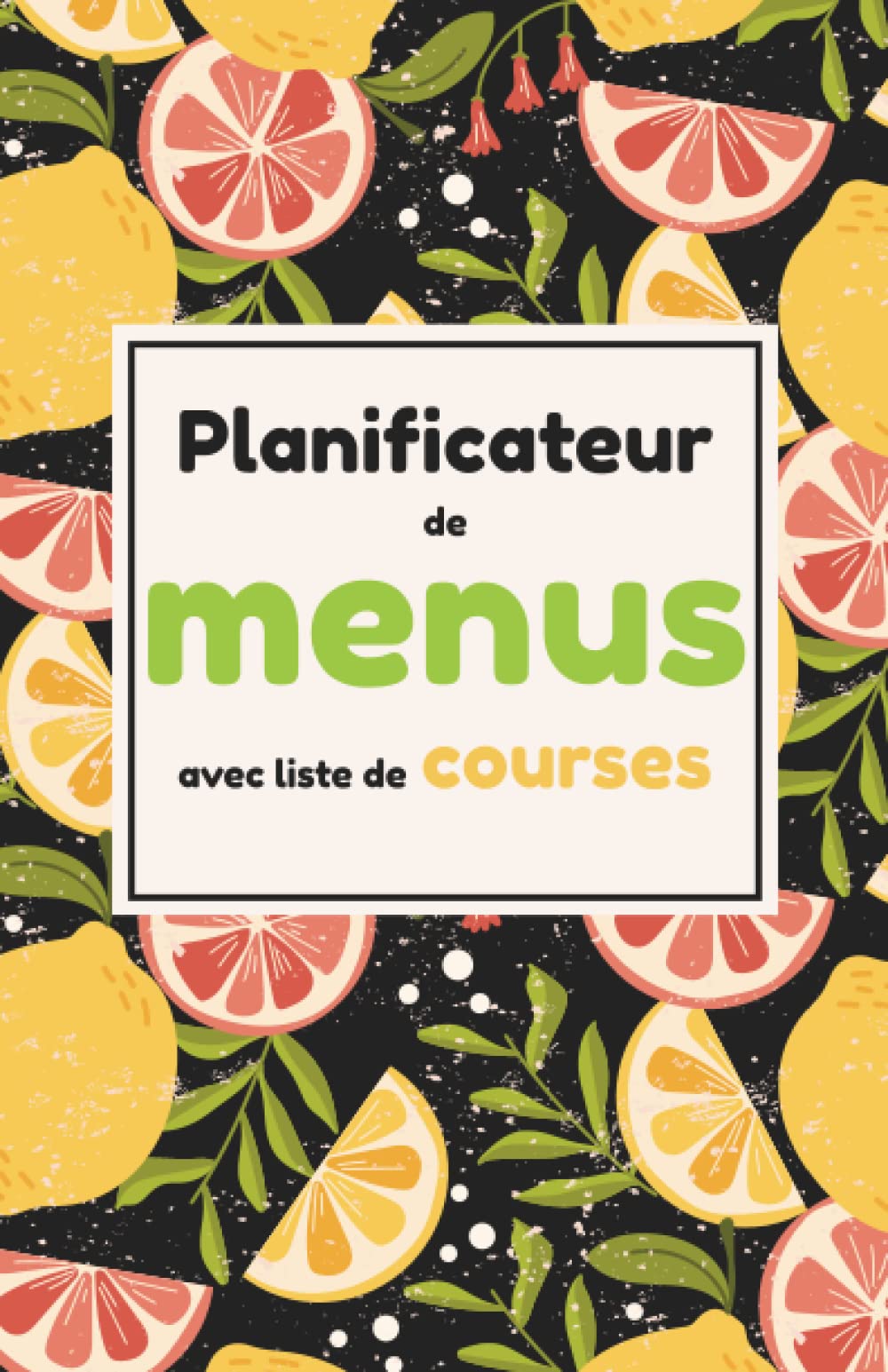Buy Planificateur De Menus Avec Liste De Courses Semainier Carnet Pour