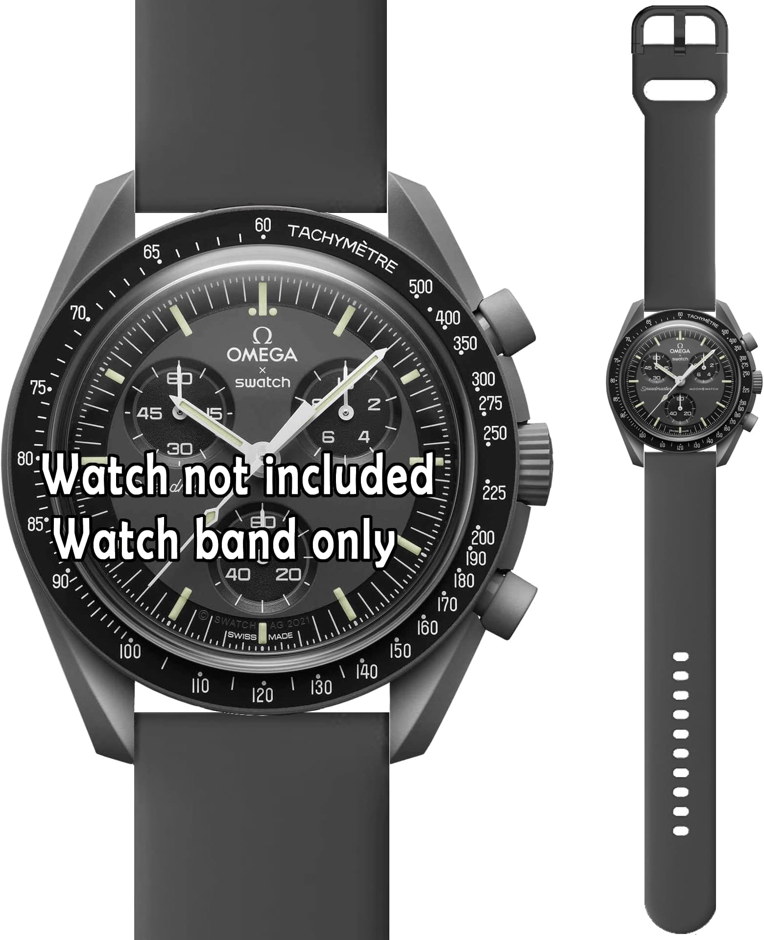 Watch Band for Omega X Swatch Moonswatch Speedmaster Quick Release Watch Strap Replacement