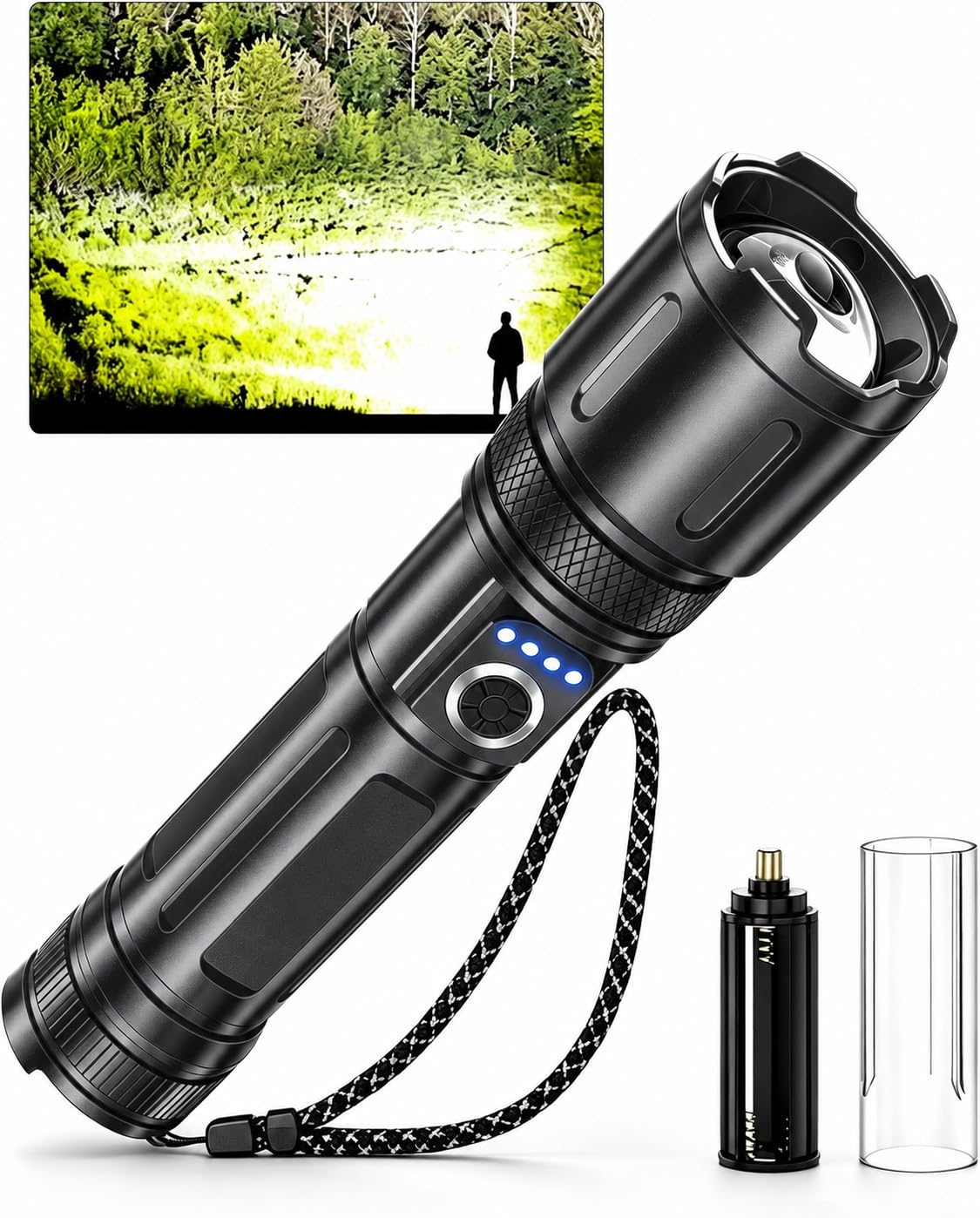 X2ProUV　BLACKフラッシュライト 超小型 充電式 防水 強力 明るい Amazon.co.jp: 【充電式/単4電池対応】懐中電灯 強力 防災 超高輝度