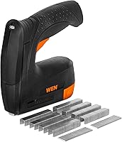 Vista 1 de WEN Clavadora de clavos Brad inalámbrica 2 en 1 de 4V Max de 5/8 pulgadas y grapadora de corona T50 con cargador USB (49180T)
