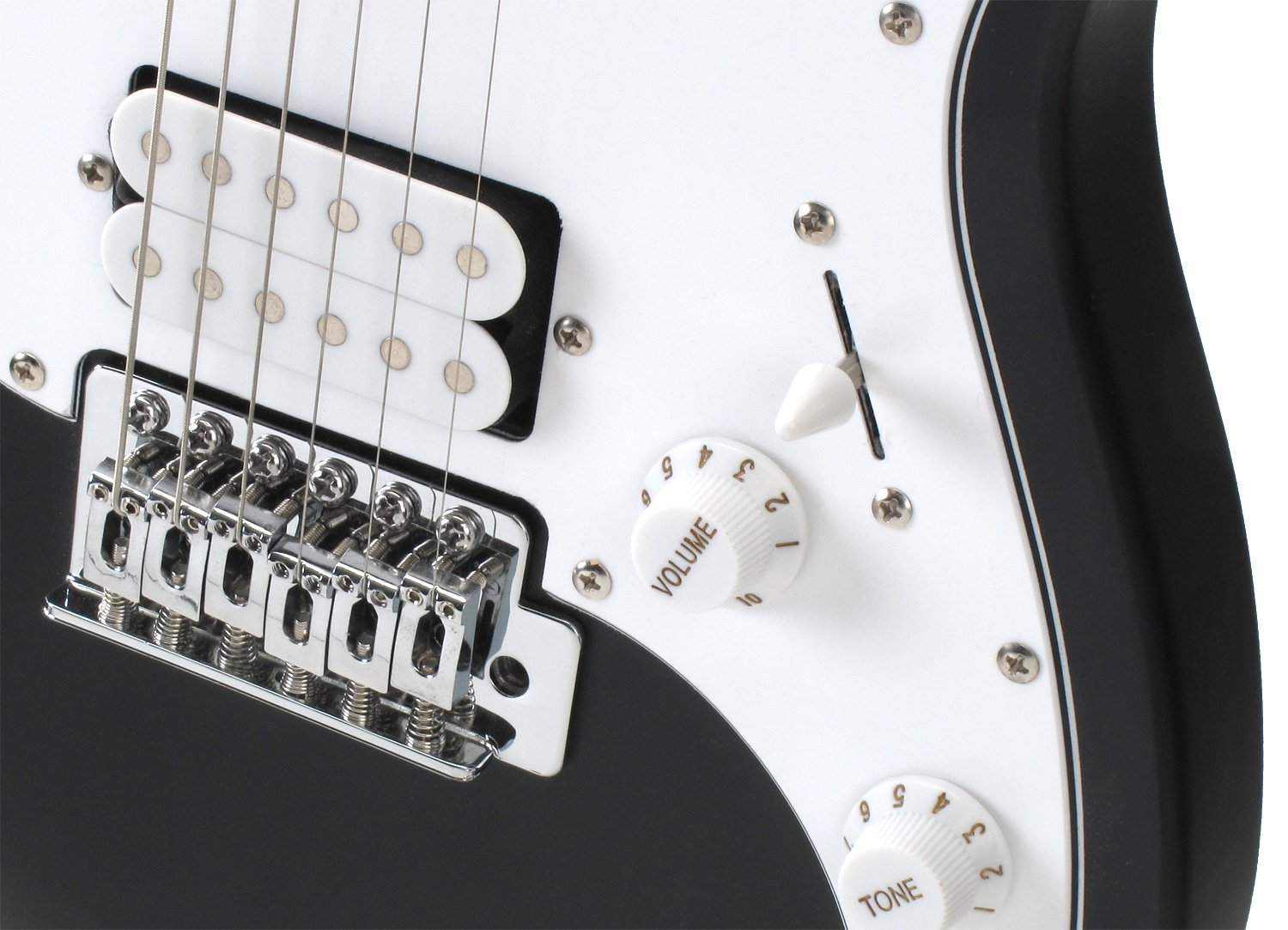 Rocktile Sphere Junior gitara elektryczna 3/4 czarna + szkoła gitarowa