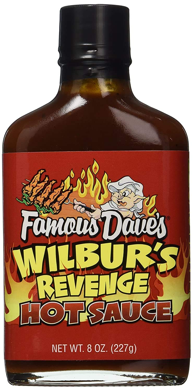 Barlin Famous Daves Wilburs Revenge Hot Sauce 8 Ounce
