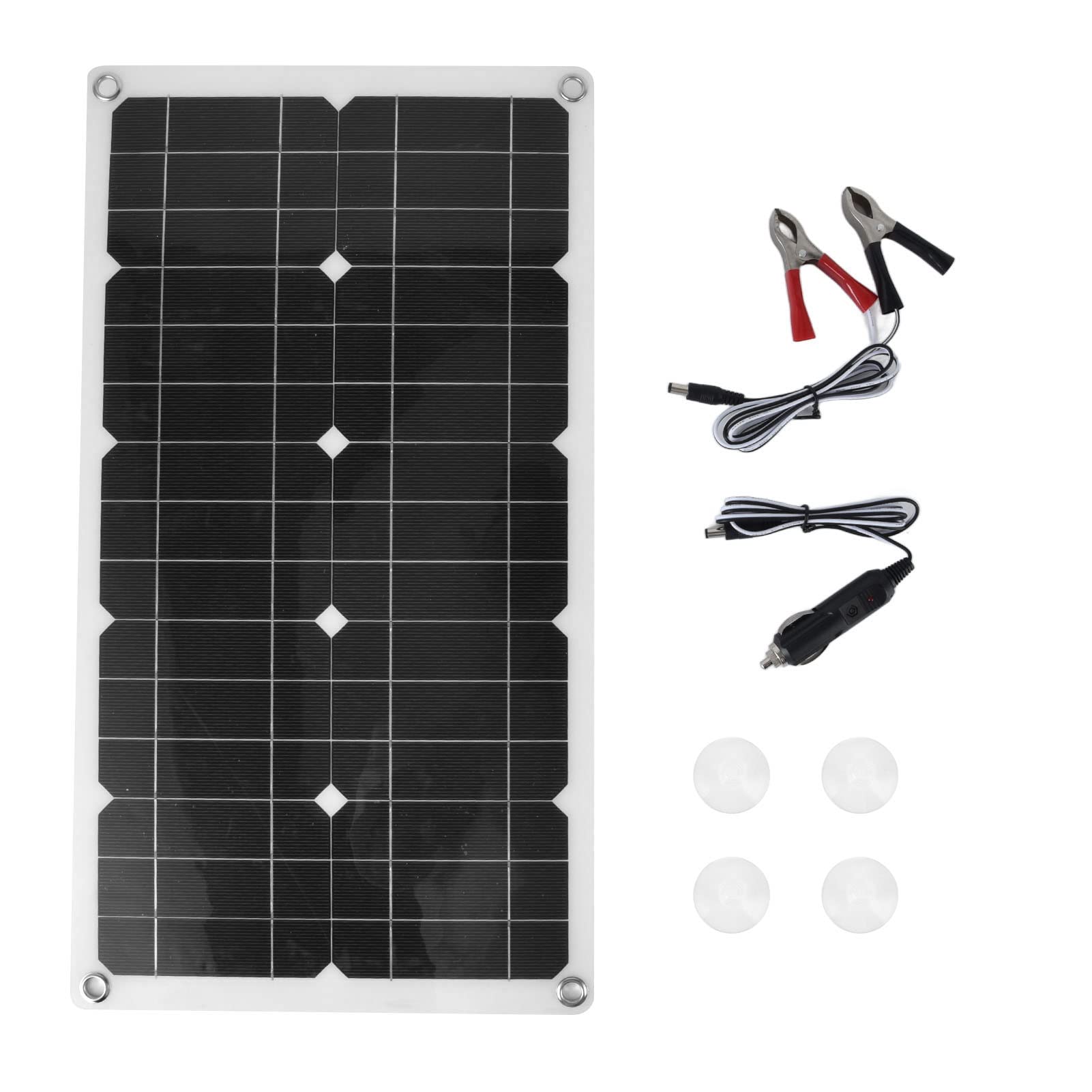 FILFEEL Panel Słoneczny 18 V 100 W do Użytku na Zewnątrz — Wydajna Energia Słoneczna do Użytku Domowego, Samochodu i łodzi