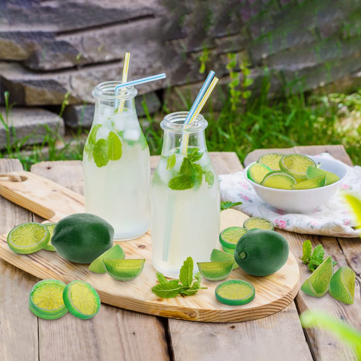 フルーツパーティライムジュースセット （ポンと”ひろがるお茶の世界  