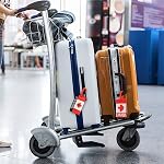 4 Pack Luggage Tags, Silicone Luggage Tags for Suitcases, Canadian Flag Maple Leaf Travel Bag Tags with Silicone Ring, Baggage Tags with Name ID Card, Waterproof Labels for Handbag with Partial