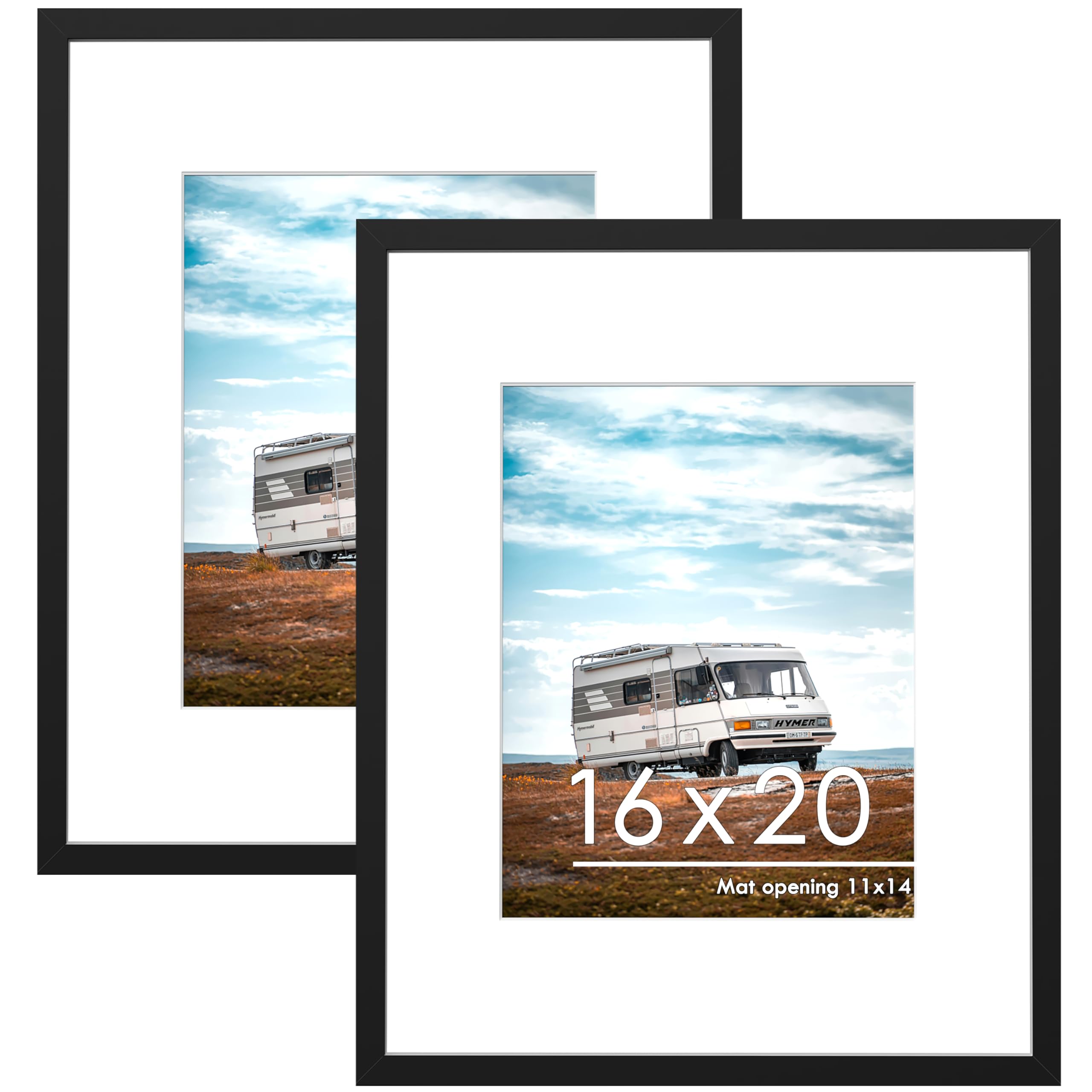 Amazon.co.jp: PEALSN 16×20インチ 写真フレーム 2個セット