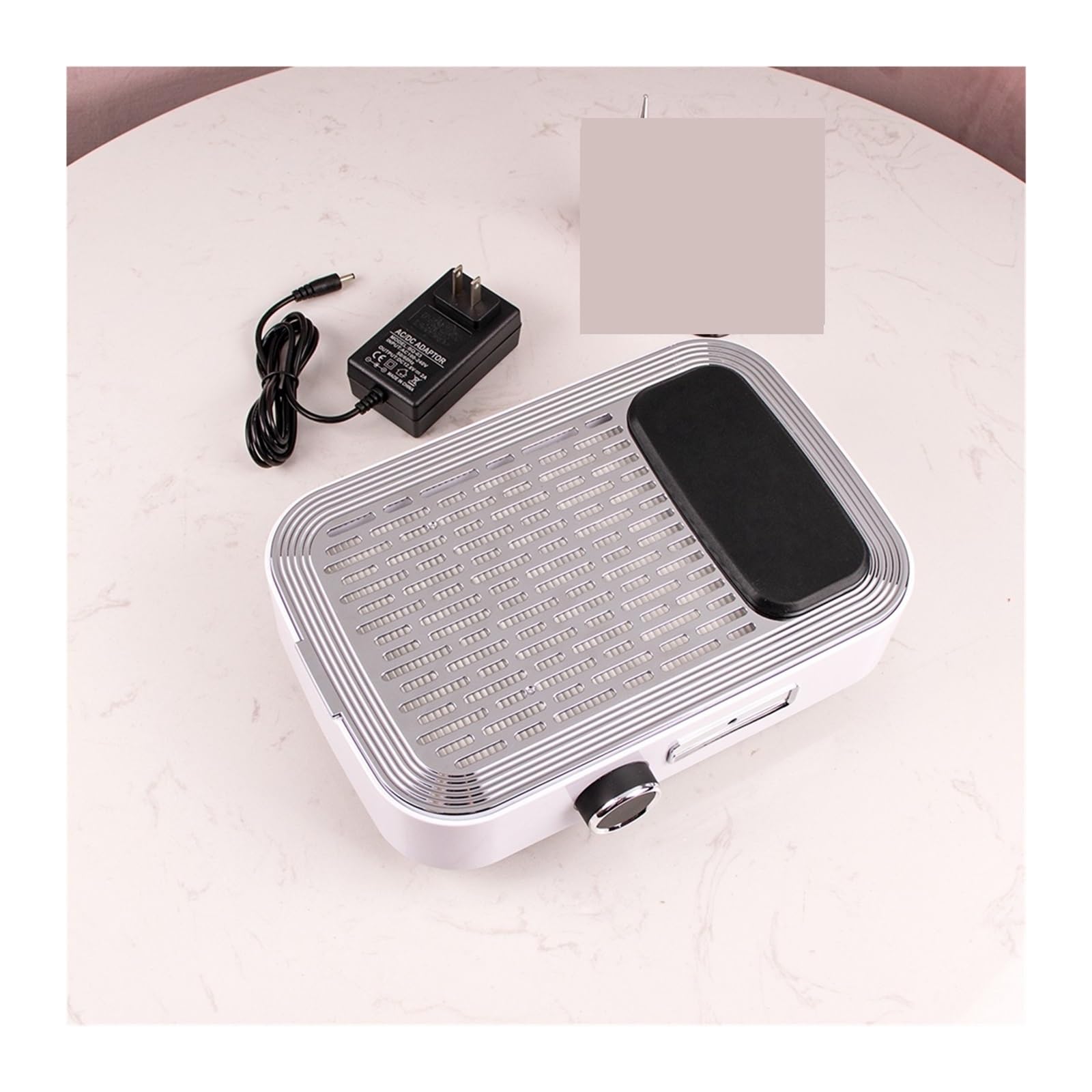 Aspirador UñAs, Aspiradora de succión de polvo de uñas inalámbrica, potente limpiador potente de 80W, manicura for recoger arte de uñas limpio, 4500RPM
