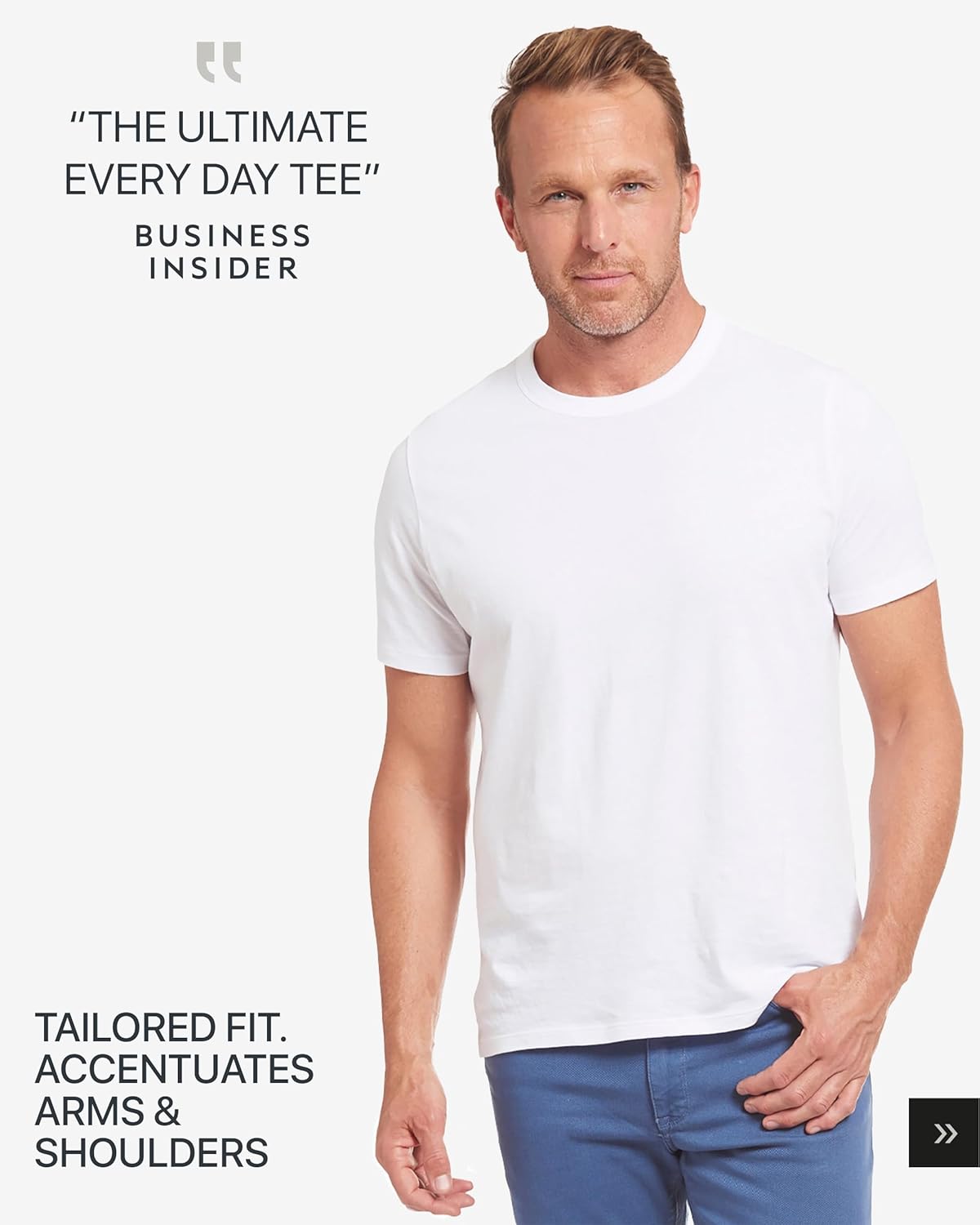 Mott & Bow 3 Pack Men's T-Shirt Classic, XL White, Black, and California Blue - Image 3