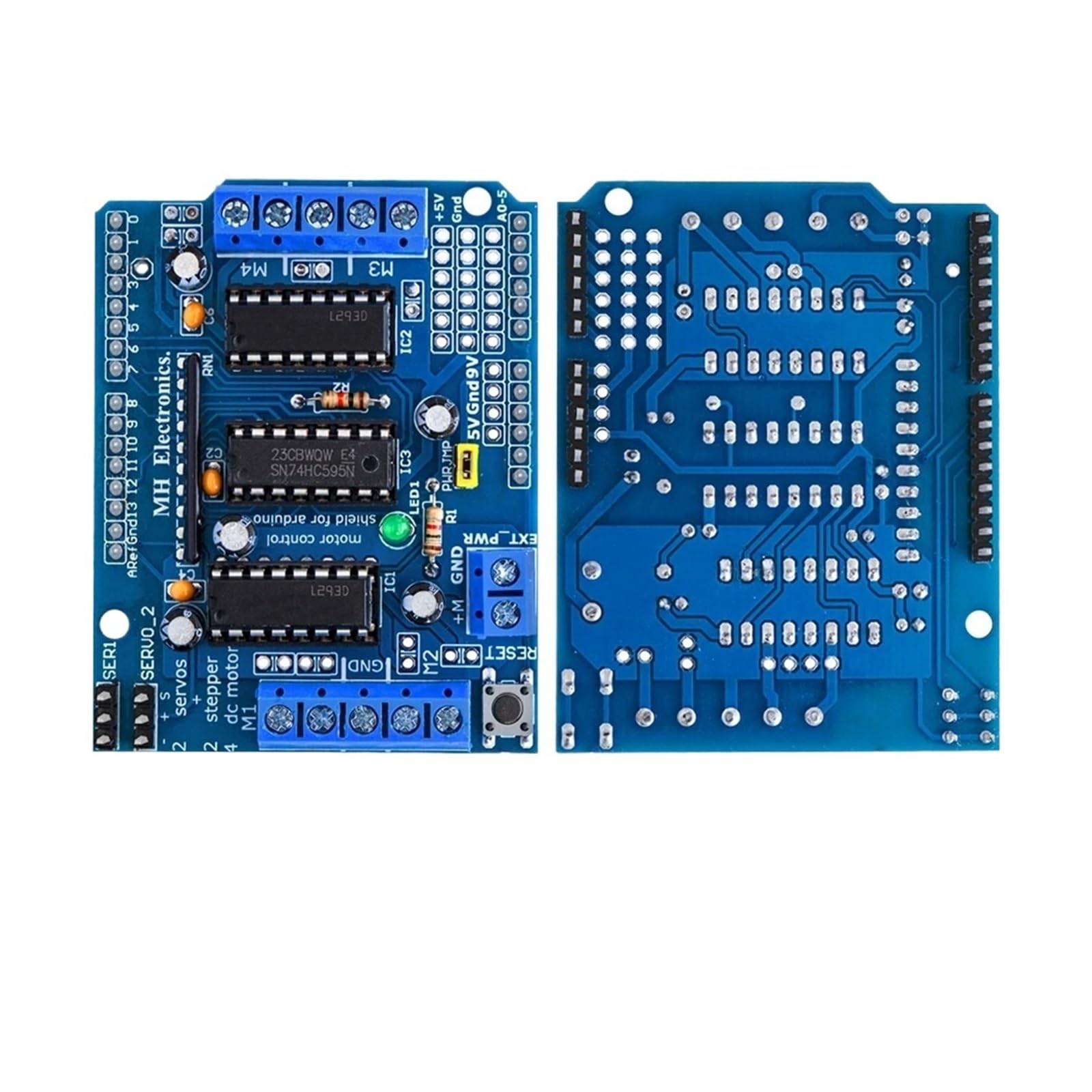 Module L293D carte de pilotage moteur DC et pas à pas robotique commande PWM - 7