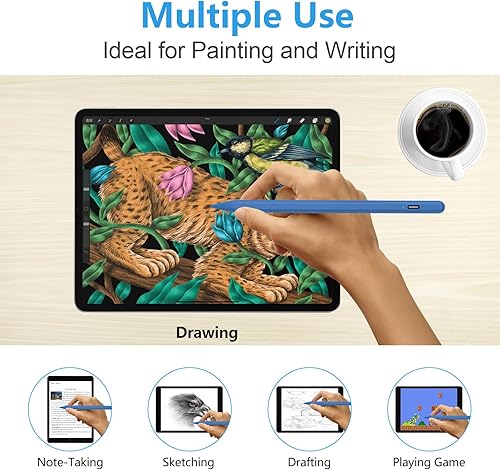 Miniatura 7 de Lápiz óptico para iPad 2018-2023 con rechazo de palma, lápiz activo para iPad de 109876 generación, para iPad Pro de 1112.9 pulgadas, para iPad Air