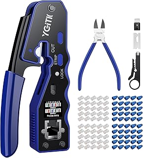 Kit de conectores e terminais RJ45