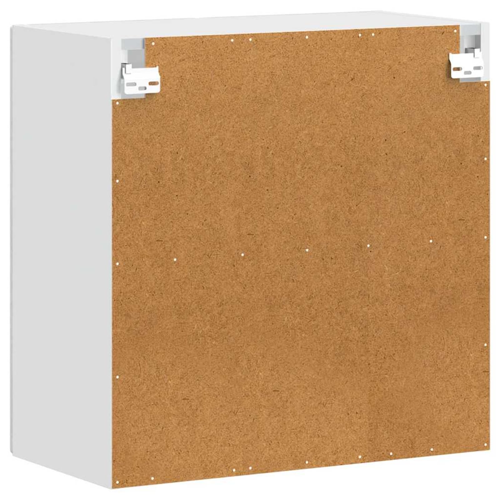Anself Porto Küchenwandregal Grau Sonoma - Holzwerkstoff & Glas, 60x31x60 cm, 75 kg Tragfähigkeit 854153