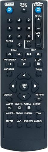 COV33662806 Reproductor de DVD de repuesto de control remoto Commander para LG DP132H DP132HE DVX691KH DV276-E2M DVX640H DVX690H DVX642H DVX641KH