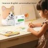 AI Desktop Robot, Smart Interactive Companion with Voice and Night Light for Kids Room 3.82 Inch (Dog)