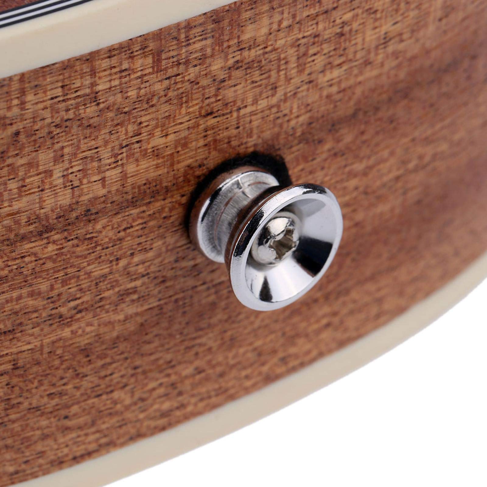 Ukulele soprano da 21 pollici, sapele, palissandro opaco, tastiera e ponte, 4 corde in nylon, per bambini principianti, 21 pollici.