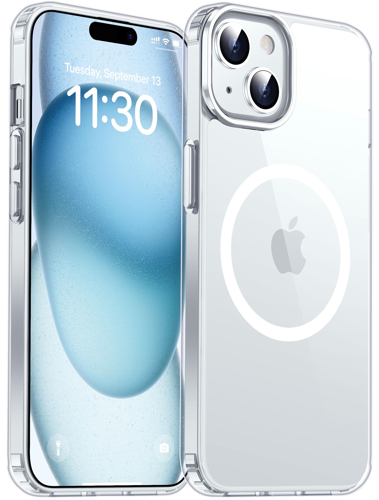 Coque iPhone 15 anti-choc et transparente compatible MagSafe - 8