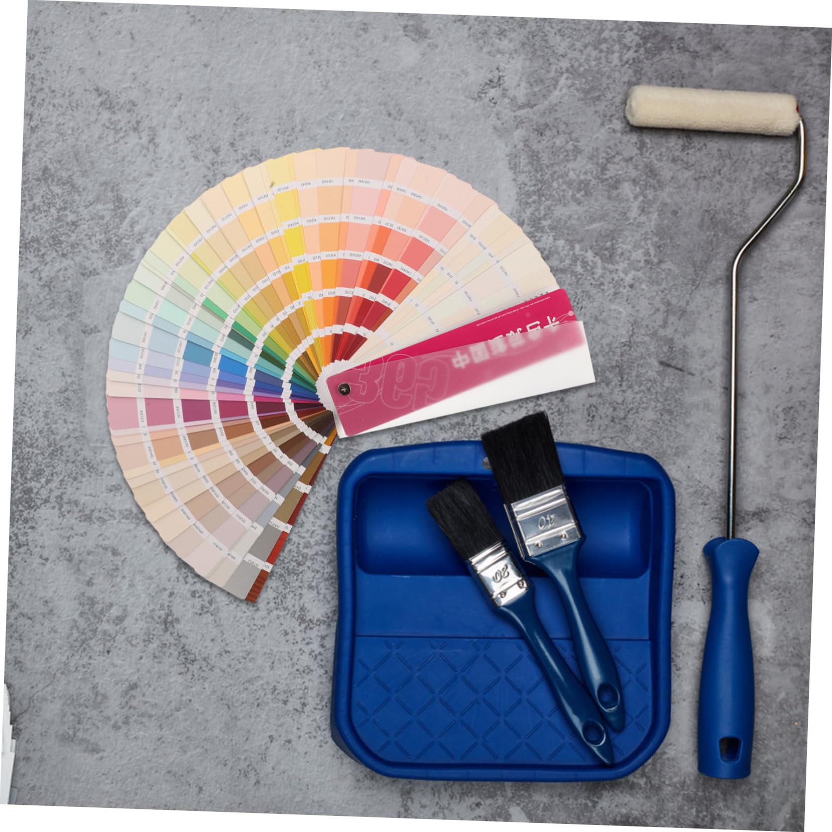 ORFOFE Nuancier de Peinture Portables 365 Couleurs Standard Plastique Papier pour Projets DIY