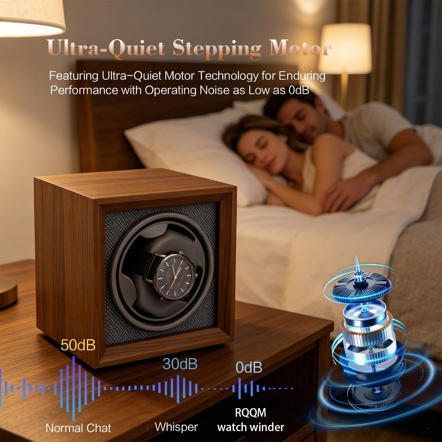 Automatic Single Watch Winder Box for Watches image 4