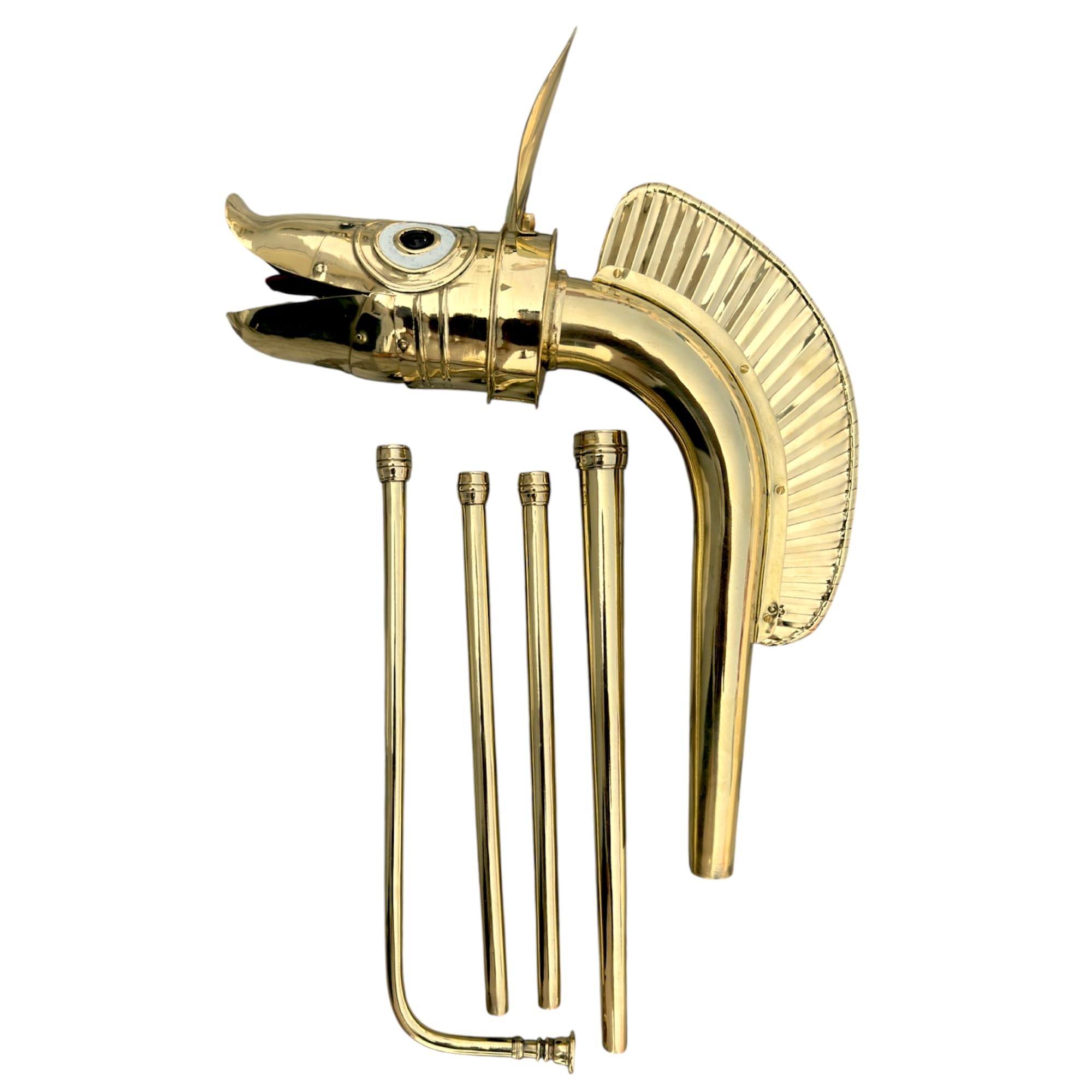 Carnyx of Tintignac Medieval Celtic War Horn Carnyx Celtic Trompeta Cuerno Guerra Medieval Deskford Reproducible Tintignac Edad Hierro Latón Serpiente Réplica Totalmente Kdbh2 Versión Kd Calibre
