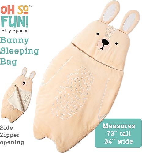 Miniatura 2 de MindWare Oh So Fun! Saco de dormir de conejito  Saco de dormir infantil para niños a partir de 3 años