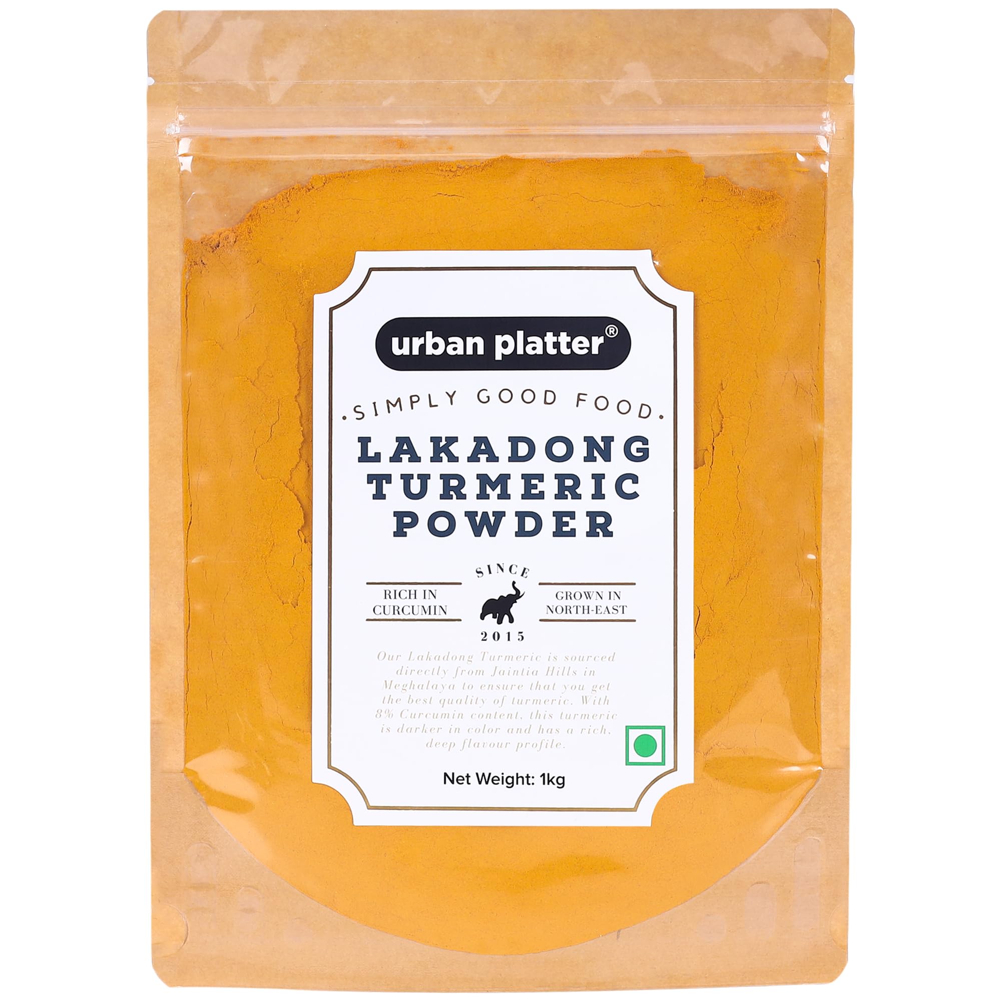 Urban Platter Lakadong Turmeric Powder, 1Kg / 35.27oz [HoReCa, Organically Grown in North-East India, High-Curcumin (5%)] (B07B2XJ823) Amazon Price History, Amazon Price Tracker