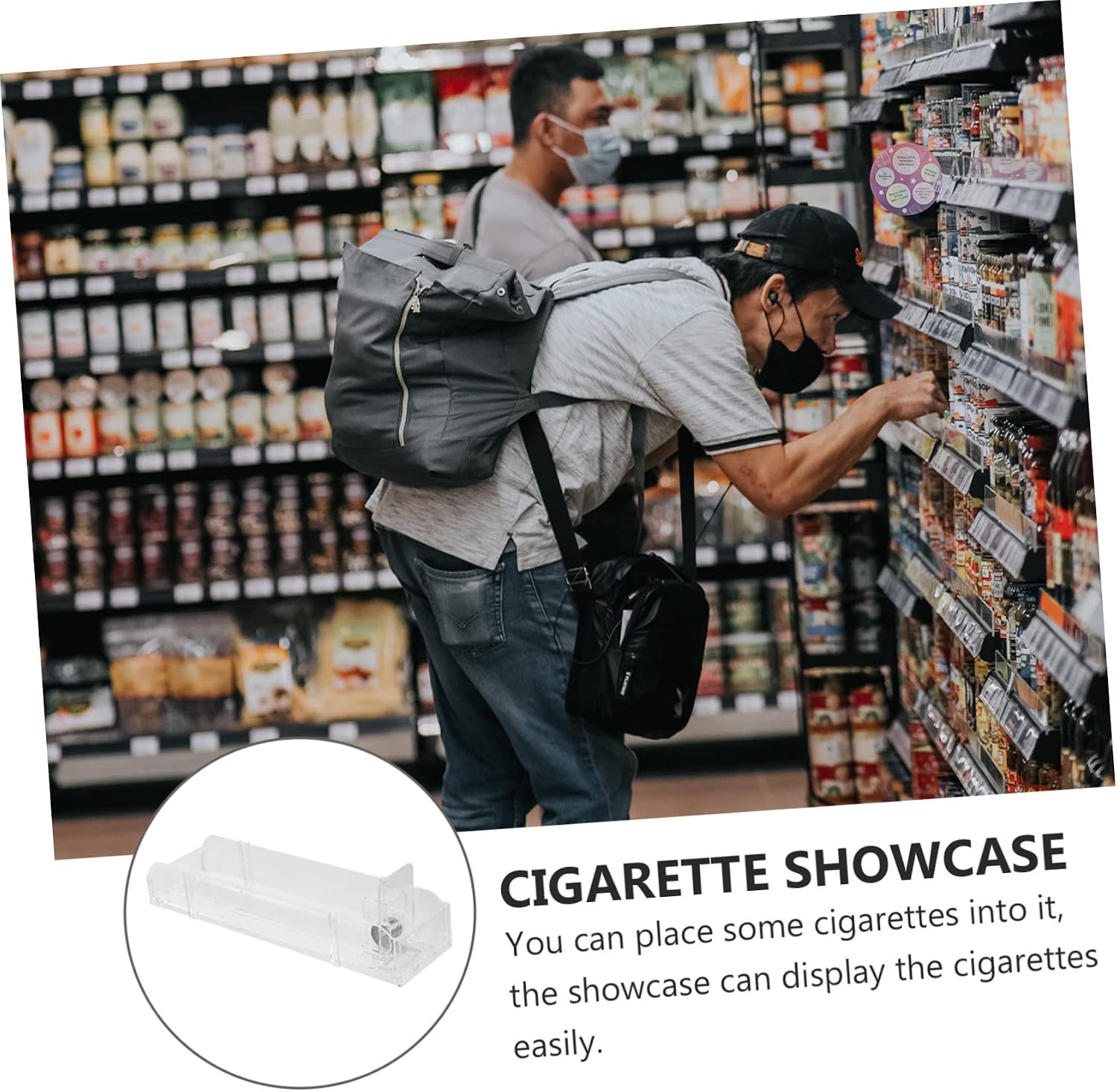 ORFOFE 3pcs Automatic Display Rack Push Mechanism for Convenient Organization Retail Stores