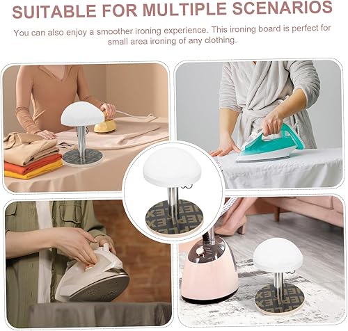 Vista 7 de Cabilock Tabla de planchar multifuncional para el hogar, diseño de mesa portátil para costura, manualidades, almacenamiento compacto para accesorios