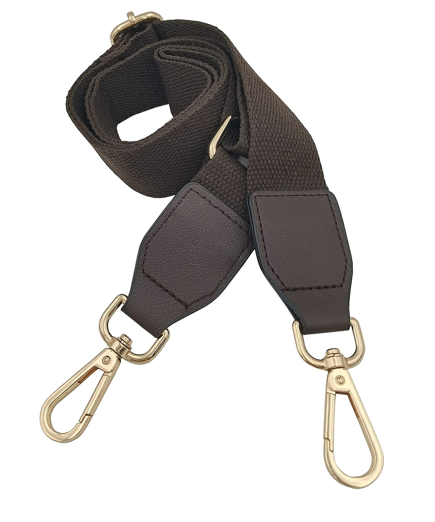 Canvas Schulterriemen 3,8cm Breit - Verstellbarer Taschengurt 75-135cm Mit Karabiner