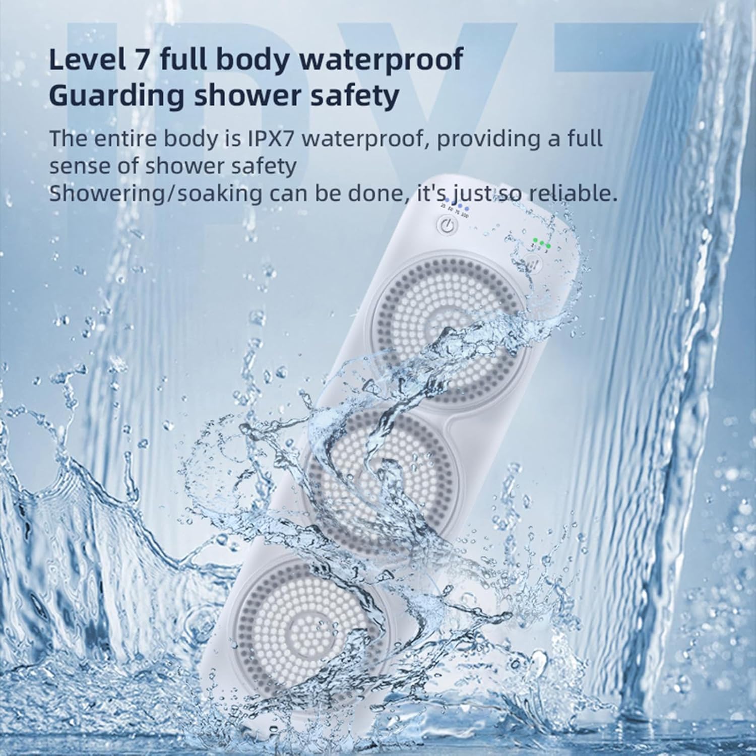 Electric Shower Back Scrubber: Wall Mount, Exfoliate & Massage 3 71F1P0z3StL. SL1500