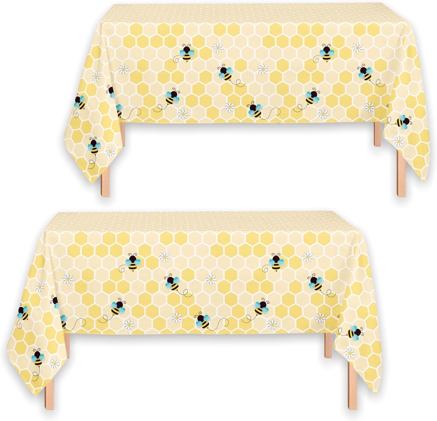 Serves 24 Ultimate Bumble Bee Party Supplies Includes Plates,Napkins,Table Covers,Balloons, Banner, Swirls, Centerpiece, Ideal for Birthday, Baby Shower, Bee Theme Party Decor