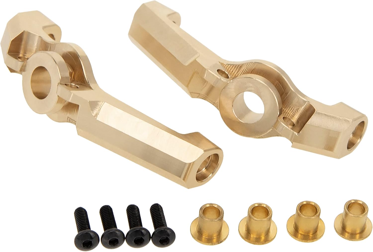 MEUS RACING UTB18 Brass C-Hubs 20g/pc for AXIAL UTB18 Capra Trail Buggy 1/18 RC Crawler #AXI212009, Black