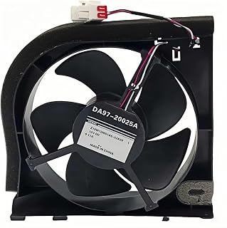 DA97-20025A Condenser Fan Motor Replacement, Compatible with Samsung French Door/Flex 4-Door/Side-by-Side Refrigerators (18-29 cu.ft) Like RF27T5241SR, RS22T5201SR