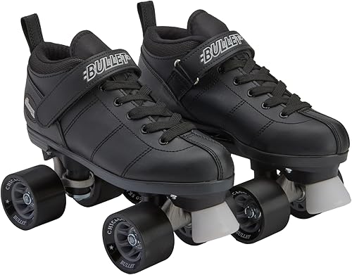 Miniatura 7 de Chicago Skates Bullet Speed Quad Roller Skates – Durable, Top Performance Indoor/Outdoor Youth Skate Shoes for Women & Men Beginner 62mm Urethane