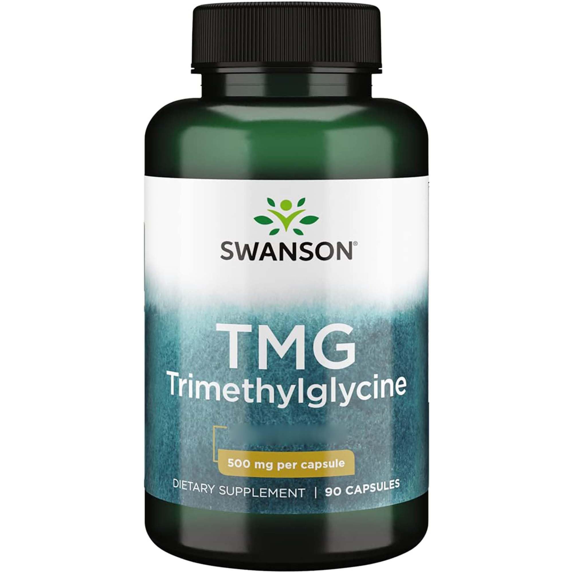 Swanson, TMG Trimethylglycine, 500mg, 90 Capsule, Altamente Dosato, Testato in Laboratorio, Senza Soia, Senza Glutine, Senza OGM