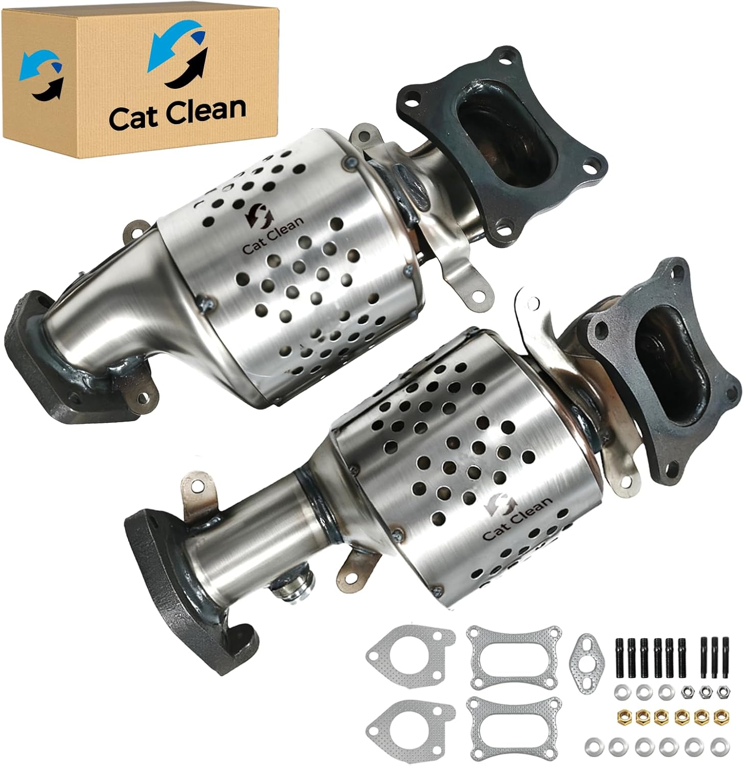 Catalytic Converter Compatible with Honda Pilot 2009-2015,Accord 2008-2017,Odyssey 2011-2017, Acura MDX 2014-2015,RDX 2013-2018 3.5L V6 Catalytic Convertor Replacement 16643 (EPA Compliant)